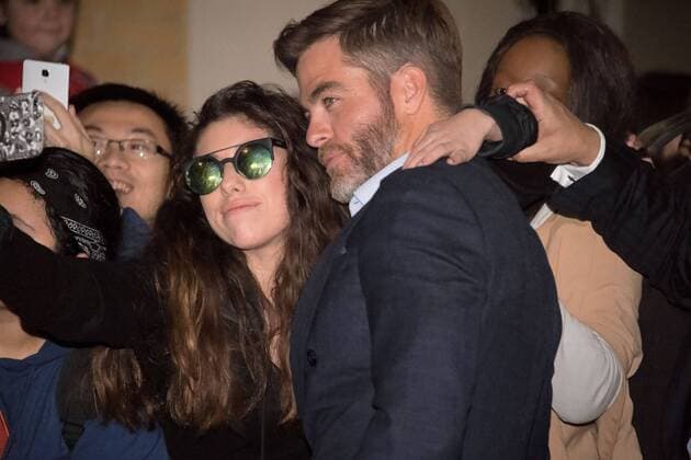 Australia: Star Trek Beyond Premiere in Sydney Chris Pine with fans at the Star Trek Beyond Premiere at Hoyts Entertainment Quarter on July 07, 2016 in Sydney, Australia. Star Trek Beyond is the latest sequel in the Star Trek franchise created by Gene Roddenberry and directed by Justin Lin. FOR EDITORIAL USE ONLY.Pacific Press Agency  HughxPeterswald