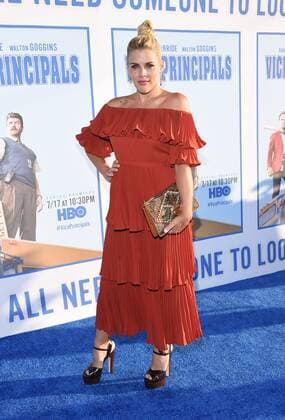 July 7, 2016 - Hollywood, California, U.S. - Busy Phillips arrives for the premiere of the HBO s Vice Principals at the Avaoln theater. Hollywood U.S. - ZUMAo05_