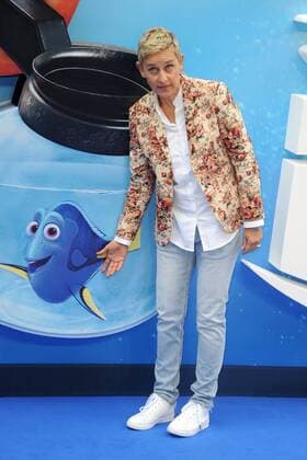 American TV personality Ellen Degeneres attending the UK Gala Screening of Finding Dory , at London s Odeon Leicester Square. July 10th 2016  TSTx162217