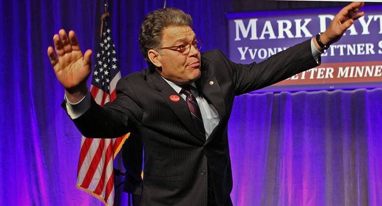 Nov. 2, 2010 - Minneapolis, Minnesota, USA - JIM GEHRZ Ã¢â‚¬Â¢ jgehrz@startribune.comMinneapolis November 2, 2010 8:00 PMDFL candidates and supporters and gathered at the Hilton Hotel in downtown Minneapolis to watch election returns. IN THIS PHOTO: Sen Al Franken addressed the crowd. - ZUMAm42_