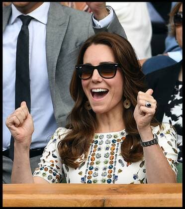 . 10 07 2016. London, United Kingdom. Wimbledon Tennis Championships 2016-Day Thirteen. The Duke and Duchess and Duchess of Cambridge the moment Andy Murray Wins The Men s Final on Centre Court, v Milos Raonic in the Wimbledon Tennis Championships 2016,  xAndrewxParsonsx xi-Imagesx IIM-13130-0106