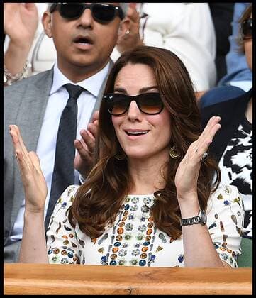 . 10 07 2016. London, United Kingdom. Wimbledon Tennis Championships 2016-Day Thirteen. The Duke and Duchess and Duchess of Cambridge the moment Andy Murray Wins The Men s Final on Centre Court, against Milos Raonic in the Wimbledon Tennis Championships 2016,  xAndrewxParsonsx xi-Imagesx IIM-13130-0111