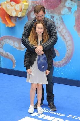 Jason Isaacs and his daughter Ruby attend the UK Gala Screening of Finding Dory at Odeon Leicester Square in London. July 10th 2016  PTYx162212