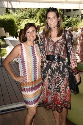 Sandra Maischberger und Tita von Hardenberg beim 2. i31 Berlin Minigolf-Cup 2016 im Boutique Hotel i31. Berlin, 10.07.2016 Foto:xFredericx xFuturexImage