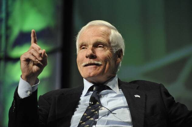 Nov. 9, 2010 - Washington, DC, U.S. - TED TURNER, founder of CNN, speaks on innovation at a conference of the mHealth Alliance , which seeks to use mobile wireless to improve global health. - ZUMAmj3_