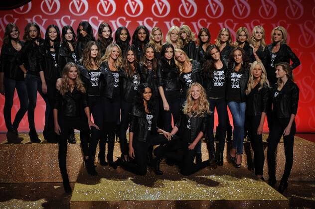 Nov. 9, 2010 - New York, New York, USA - . . . . . November 9 2010, New York City The Victoria s Secret Angels attend the Victoria s Secret Fashion Show Preview at the N.Y. State Armory on November 9, 2010 in New York City  - ZUMAny1_