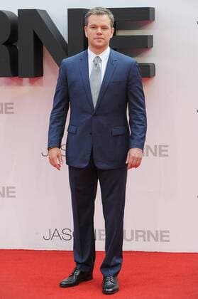 American actor Matt Damon attending the European Premiere of Jason Bourne at Odeon Leicester Square, in London. July 11th 2016  PTYx162234