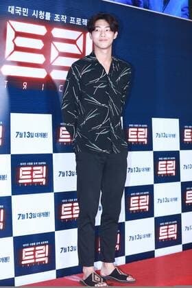 Ye won Kang,Tae-hoon Kim,Jeong-jin Lee and Jang-yoon Jeong attend the vip premiere of Trick in Seoul, Korea on 11th July, 2016.(China and Korea Rights Out)  2016071201204