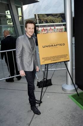 Joe Mazzello UNDRAFTED FILM PREMIERE Hollywood Patrick Rideaux PicturePerfect