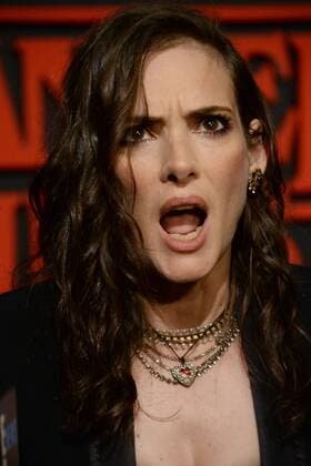 Cast member Winona Ryder attends Netflix s supernatural mystery thriller Stranger Things at Mack Sennett Studios in Los Angeles on July 11, 2016. Storyline: A strange town where everyone knows everyone Is subject to a peculiar incident. The town then undergoes a state of panic, before the government becomes involved.  LAP2016071106 JIMxRUYMEN