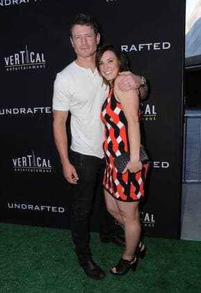 July 11, 2016 - Hollywood, CA, United States - 11 July 2016 - Hollywood, California. Philip Winchester, Megan Coughlin. Arrivals for the Los Angeles premiere of Vertical Entertainment s Undrafted held at Arclight Hollywood. Photo Credit: Hollywood United States - ZUMAa123