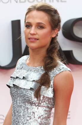 Jason Bourne UK Premiere London, UK. Alicia Vikander at UK Premiere of Jason Bourne at the Odeon, Leicester Square, London on July 11th 2016. LMK73-60362-120716 