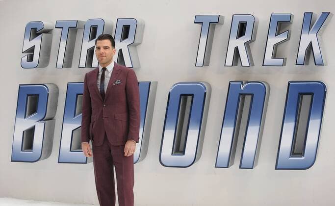 Zachary Quinto attends the UK Premiere of Star Trek Beyond at Empire Leicester Square in London. July 12th 2016  PTYx162249