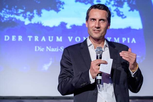 Koeln Produzent Kay Siering bei der Erstauffuehrung von Der Traum von Olympia ? Die Nazi-Spiele von 1936 am 12.07.2016, Copyright: Schueler Eibner-Pressefoto EP_JSE