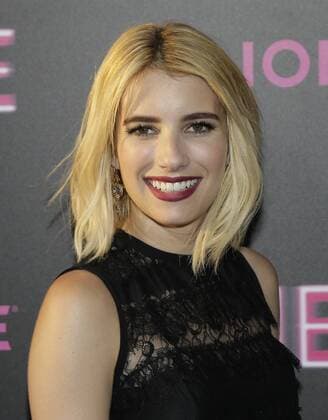 Emma Roberts arrives on the red carpet at the Nerve New York premiere at SVA Theater on July 12, 2016 in New York City.  NYP20160712128 JOHNxANGELILLO