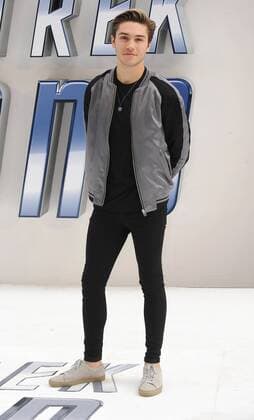 UK Premiere of Star Trek Beyond London, UK. George Shelley at the UK Premiere of Star Trek Beyond at the Odeon, Leicester Square, London on 12th July 2016. LMK200-60365-130716 