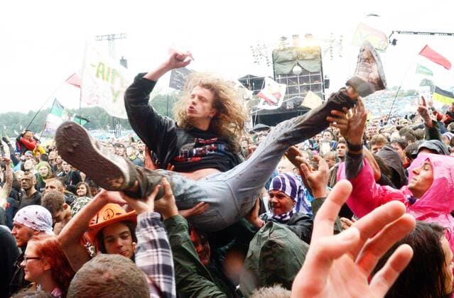 Musikfestival Haltestelle Woodstock in Kostrzyn 22nd Woodstock festival in Kostrzyn, Poland 22nd Woodstock festival on July 14, 2016 in Kostrzyn nad Odra, Poland. 