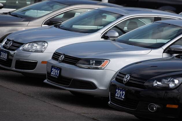 July 14, 2016 - Belleville, Ontario, Canada - Volkswagen dealership in Belleville, Ont., on July 14, 2016. Belleville Canada - ZUMAh140