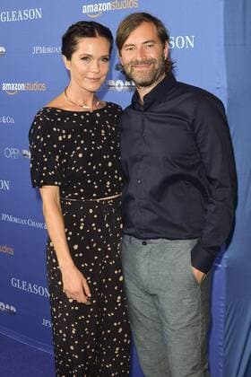 Katie Aselton und ihr Ehemann Mark Duplass bei der Premiere der Kino Doku Gleason über den an ALS erkrankten American Football Star Steve Gleason am 14.07.2016 in Los Angeles Doku Gleason Kino Premiere in Los Angeles, 2016 
