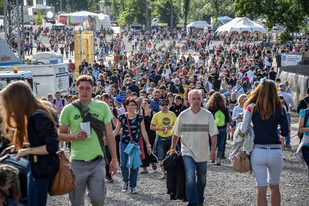 Atmosphere during the second day of the music festival Colours of Ostrava in the lower part of Vitkovice industrial area in Ostrava, Czech Republic, July 15, 2016. (CTKxPhoto AdolfxHorsinka) CTKPhotoP201607151060901  AHO 5