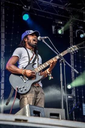 Band Mbongwana from Congo performs during the second day of the music festival Colours of Ostrava in the lower part of Vitkovice industrial area in Ostrava, Czech Republic, July 15, 2016. (CTKxPhoto AdolfxHorsinka) CTKPhotoP201607151068601  AHO 13