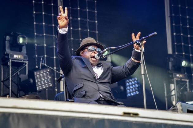 Band Mbongwana from Congo performs during the second day of the music festival Colours of Ostrava in the lower part of Vitkovice industrial area in Ostrava, Czech Republic, July 15, 2016. (CTKxPhoto AdolfxHorsinka) CTKPhotoP201607151069401  AHO 14