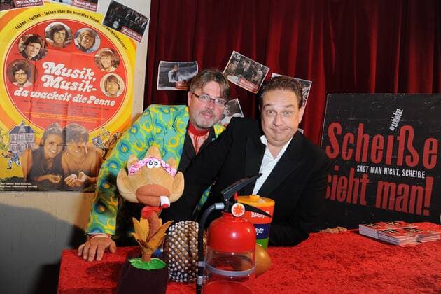 Premiere Schlefaz, die Schlechtesten Filme aller Zeiten Joerg Strombach, Oliver Kalkofe, Produzenten Schlefaz Premiere Schlefaz, die Schlechtesten Filme aller Zeiten im Kino International in Berlin am 12.07.2016