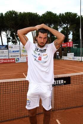 Italien: ViP Master Tennis Foto IPP Venturini, Milano Marittima 15 07 2016, Vip Master Tennis, nella foto: il partecipante all isola dei famosi Andrea Preti -Italy Photo Press World Copyright-  0