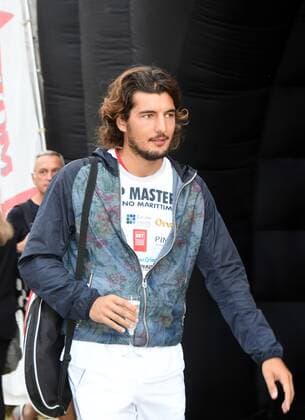Italien: ViP Master Tennis Foto IPP Venturini, Milano Marittima 15 07 2016, Vip Master Tennis, nella foto: il partecipante all isola dei famosi Andrea Preti -Italy Photo Press World Copyright-  0