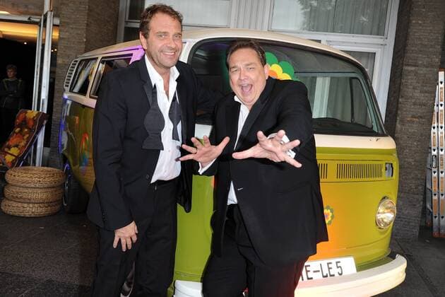 Premiere Schlefaz, die Schlechtesten Filme aller Zeiten Peter Ruetter, Oliver Kalkofe Premiere Schlefaz, die schlechtesten Filme aller Zeiten im Kino International in Berlin am 15.07.20165