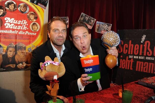Premiere Schlefaz, die Schlechtesten Filme aller Zeiten Peter Ruetter, Oliver Kalkofe Premiere Schlefaz, die Schlechtesten Filme aller Zeiten im Kino International in Berlin am 15.07.20165