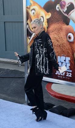Cast member Jessie J, the voice of Brooke in the animated motion picture sci-fi comedy Ice Age: Collision Course premiere at the Zanuck Theater on the 20th Century Fox Studios lot in Los Angeles on July 16, 2016. Storyline: Scrat s epic pursuit of his elusive acorn catapults him outside of Earth, where he accidentally sets off a series of cosmic events that transform and threaten the planet.  LAP2016071625 JIMxRUYMEN
