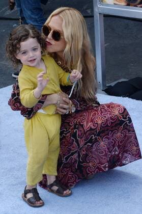 Fashion designer Rachel Zoe and her son Kaius Jagger Berman attend the premiere of the animated motion picture sci-fi comedy Ice Age: Collision Course at the Zanuck Theater on the 20th Century Fox Studios lot in Los Angeles on July 16, 2016. Storyline: Scrat s epic pursuit of his elusive acorn catapults him outside of Earth, where he accidentally sets off a series of cosmic events that transform and threaten the planet.  LAP2016071663 JIMxRUYMEN