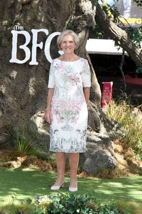 Baker Mary Berry attending the Big Friendly Giant UK film premiere in London. JULY 17th 2016  MESx162330