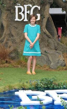 Actress Ruby Barnhill attending the Big Friendly Giant UK film premiere in London. JULY 17th 2016  MESx162330