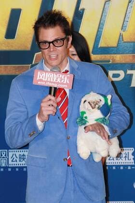 BEIJING, CHINA - JULY 17: American actor Johnny Knoxville attends the premiere of director Renny Harlin s film Skiptrace on July 17, 2016 in Beijing, China.  CFP488425481