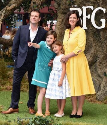 The BFG UK Premiere London, UK. Paul Barnhill, Ruby Barnhill, Darcey Barnhill and Sarah Barnhill at The BFG Premiere held at Leicester Square Gardens, Leicester Square, London on Sunday 17 July 2016. LMK392 -60374-180716 