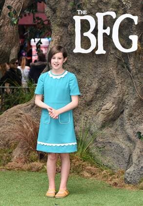 The BFG UK Premiere London, UK. Ruby Barnhill at The BFG Premiere held at Leicester Square Gardens, Leicester Square, London on Sunday 17 July 2016. LMK392 -60374-180716 