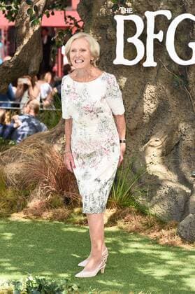 The BFG UK Premiere London, UK. Mary Berry at The BFG Premiere held at Leicester Square Gardens, Leicester Square, London on Sunday 17 July 2016. LMK392 -60374-180716 