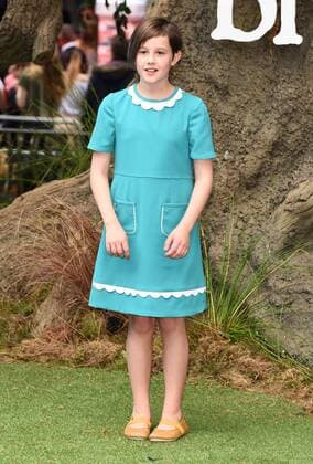 The BFG UK Premiere London, UK. Ruby Barnhill at The BFG Premiere held at Leicester Square Gardens, Leicester Square, London on Sunday 17 July 2016. LMK392 -60374-180716 