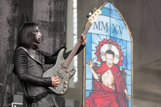 July 17, 2016 - Chicago, Illinois, U.S - Bassist TWIGGY RAMIREZ of Marilyn Manson performs live at Toyota Park during Chicago Open Air Music Festival in Chicago, Illinois Chicago U.S. - ZUMAs135