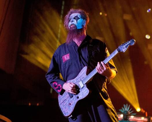July 17, 2016 - Chicago, Illinois, U.S - Guitarist JIM ROOT of Slipknot performs live at Toyota Park during Chicago Open Air Music Festival in Chicago, Illinois Chicago U.S. - ZUMAs135