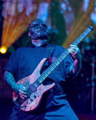 July 17, 2016 - Chicago, Illinois, U.S - Bassist ALESSANDRO VENTURELLA of Slipknot performs live at Toyota Park during Chicago Open Air Music Festival in Chicago, Illinois Chicago U.S. - ZUMAs135