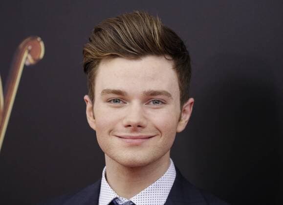 Chris Colfer arrives on the red carpet at the Absolutely Fabulous: The Movie New York premiere at SVA Theater on July 18, 2016 in New York City.  NYP20160718121 JOHNxANGELILLO