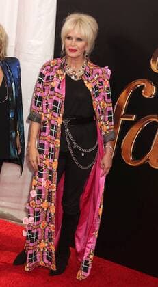 July 18, 2016 - New York, New York, U.S. - Actress JOANNA LUMLEY attends the New York premiere of Absolutely Fabulous: The Movie held at the SVA Theatre. New York U.S. - ZUMAk03_