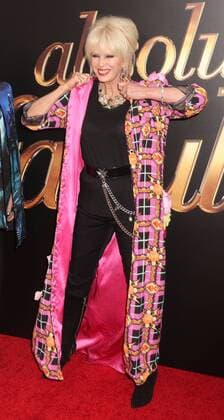 July 18, 2016 - New York, New York, U.S. - Actress JOANNA LUMLEY attends the New York premiere of Absolutely Fabulous: The Movie held at the SVA Theatre. New York U.S. - ZUMAk03_