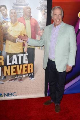 LOS ANGELES - JUL 18: Henry Winkler at the Better Late Than Never Premiere Press Screening at Universal Studios on July 18, 2016 in Universal City, CA  HPA
