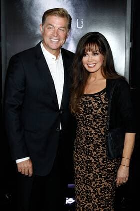 Marie Osmond (R) and her husband Steve Craig attend the premiere of the motion picture thriller Jason Bourne at Caesars Palace in Las Vegas, Nevada on July 18, 2016. Storyline: Jason Bourne, now remembering who he truly is, tries to uncover hidden truths about his past.  LAP2016071860 JAMESxATOA