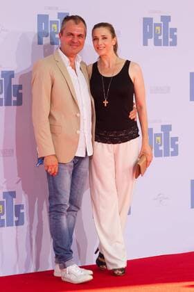 Patrick Winczewski und Kristin Meyer - Deutschlandpremiere PETS im Cinestar im Sony Center in Berlin am 20.07.2016. Deutschlandpremiere PETS