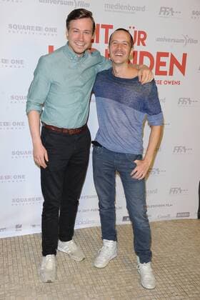 Premiere Zeit fuer Legenden David Kross, Barnaby Metschurat Premiere Zeit fuer Legenden, die unglaubliche Geschichte des Jesse Owens in der Astor Filmlounge in Berlin am 19.07.2016